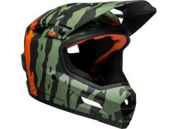 Bell Sanction 2 DLX Mips Helmet Green/Orange - XL 59-61 cm