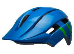 Bell Sidetrack II Helm Kinder MTB Strike Blauw/Groen
