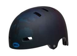 Bell Span B&oslash;rn Cykelhjelm BMX Sort/Bl&aring; Camo - XS 49-53cm