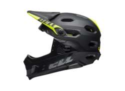 Bell Super DH Full Face Helm Mips Zwart/Lime