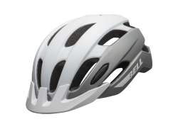 Bell Trace Kask Rowerowy Mat Bialy/Srebrny - L 54-61 cm
