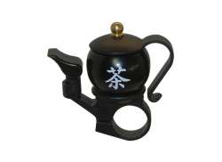 Belll Teapot 自行车铃 铝 - 黑色