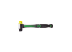 Benson Fiber Professionel Hammer &Oslash;30mm 310gr Gummi - Sort/Gr&oslash;n
