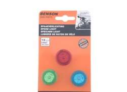 Benson Spoke Lights LED Green/Red/Blue(3)