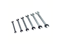 Benson Steeksleutelset 6 delig 6/17 mm - Zilver