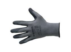 Berner B-Grip Werkstatt Handschuhe Latex Grau - Gr&#246;&#223;e M