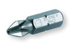 Berner Bit PH-2 25mm 1/4" - Sølv