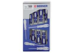 Berner 螺丝刀套装 PH0 x 60mm - 蓝色/灰色