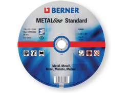 Berner METALline Std. Șlefuire Disc Metal Plat 115 x 1 x 22.2