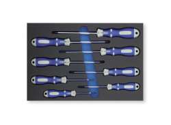 Berner Set Șurubelnițe PH0 x 60mm - Albastru/Gri