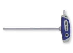 Berner Topline ヘックス T-キー 2.5mm 100mm - ブルー/シルバー