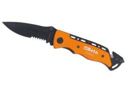 Beta Folding Knife Incl Window Breaker/Seat Belt Cutter/Case