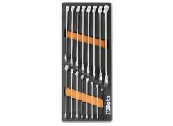 Beta Lkd/Ringschlüssel 16-Teilig Inkl. Einlage - Orange