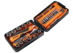 Beta Tools N&aacute;strčn&yacute; Kl&iacute;č/Sada Bitů 39-Souč&aacute;stky - Oranžov&aacute;