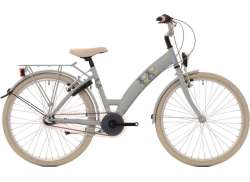 BFN Lots Ou Love Bicicleta Para Rapariga 24&quot; 3S Cubo Do Trav&atilde;o - Azul Claro