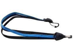 Bibia Triple Bungee Strap With Hooks 54cm - Black/Blue