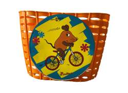Bicicletă Fashion Coș Pentru Copii Mouse - Albastru/Roșu
