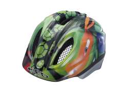 Bike Fashion Kask Dzieciecy Turtles Zielony - XS 44-49cm