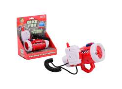 Bike Fun Kinder Toeter Brandweer Sirene + Microfoon - Rood
