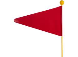 Bike Moda Óptimo Bandera De Seguridad 175cm 2-Piezas - Rojo