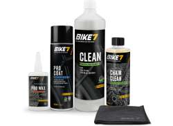 Bike7 Clean &amp; &Icirc;ntreținere Set Pentru Curățare - 5-Piese