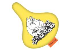 BikeCap Moormin Saddle Cover In Love - Yellow/White
