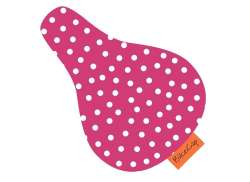 BikeCap Saddle Cover Children&#180;S Bicycle Pink Dots