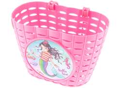 Bikefashion Para Niños Cesta Para Bicicleta Nella Nixe - Rosa