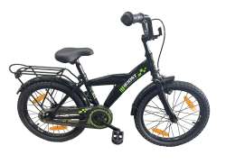 BikeFun Boost V&eacute;lo Gar&ccedil;ons 18&quot; Moyeu De Frein - Noir