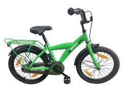 BikeFun Boost V&eacute;lo Gar&ccedil;ons 18&quot; Moyeu De Frein - Vert