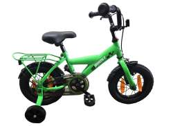 BikeFun ブースト 男児用自転車 12&quot; ブレーキ ハブ - グリーン
