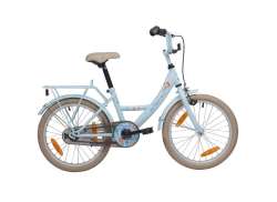 BikeFun フラワー 楽しい 女児用自転車 18" ブレーキ ハブ - ブルー