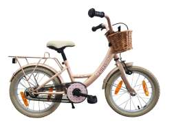 BikeFun Girly Bicicletă Pentru Fete 16&quot; Butuc De Fr&acirc;nă Incl. Coș - Roz