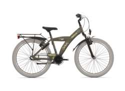 BikeFun カモフラージュ 男児用自転車 24&quot; ネクサス 3速 - マット ダーク Gr