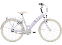 BikeFun Lots または 愛 女児用自転車 26&quot; 3速 ブレーキ ハブ ライラック/ヴァイオレット