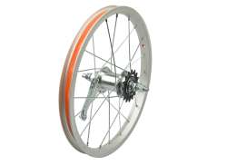 BikeFun Rueda Trasera 16" Buje De Freno - Plata