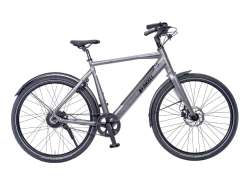 Bikkel Centro E-Bike Mezczyzni 59cm 1V Belt Tarcza 504Wh - Szary