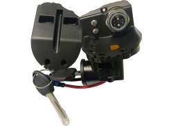 Bikkel iBee E-Bike Fixation Batterie Pour. Tuba - Noir