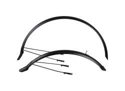 Bikkel Lampo Set De Apărătoare 28&#039;&#039; 51mm Incl. Punte Cablu - Negru