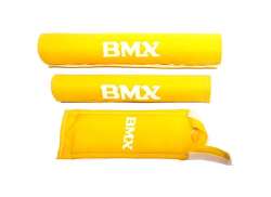BMX Juego De Almohadillado Amarillo