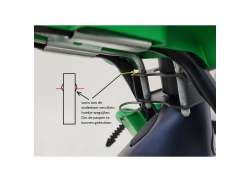 Bobike Asennuskannatin -. A-Head Cannondale 1 1/2" - Musta