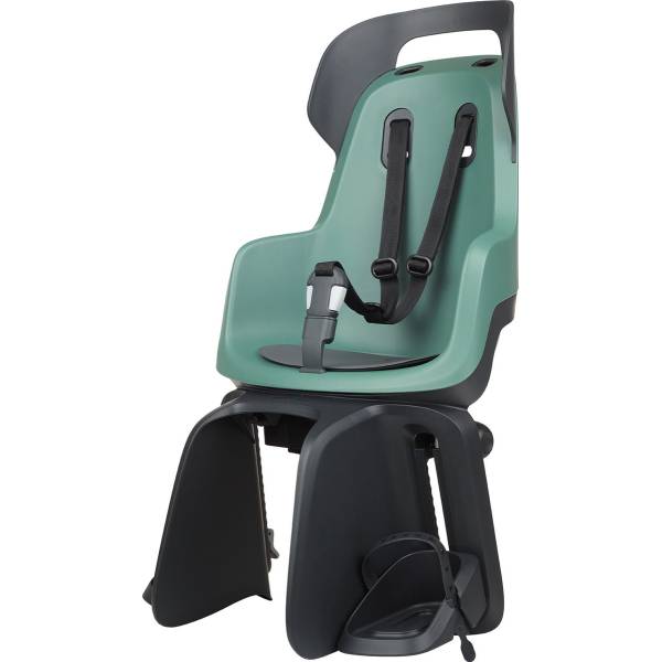 BOBIKE ONE MAXI Seggiolino Posteriore Per Bicicletta | Sistema Universale Per Telaio (28-40mm) E Portapacchi (E-BD), Nero