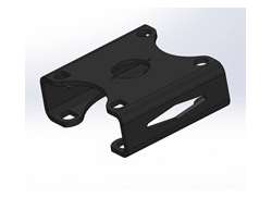 Bobike Mounting Bracket For. A-Head Cannondale 1 1/2\" - Bl