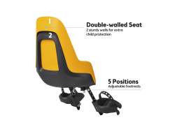 Bobike One Mini Dětsk&aacute; Sedačka Na Kolo - Mighty Mustard