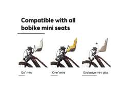 Bobike Set Di Montaggio A-head Per. Mini Sedile Anteriore - Nero