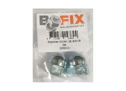 Bofix Axle Nut M12 x 1.25mm - Silver (2)