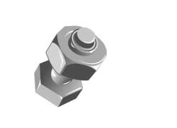 Bofix Blindnaglemutter M6 - S&oslash;lv (25)