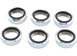 Bofix Styrelager Toppmutter 1&quot; - Krom (1)