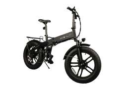 Bohlt Fattwenty E-Bicicleta Plegable Fatbike 20" 6V - Negro