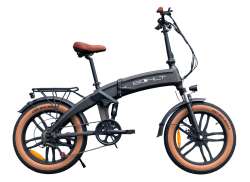 Bohlt Велосипед На Толстых Покрышках F20 Электрический Складной Велосипед - Антрацит/Коричневый